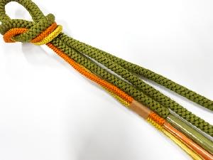 未使用品　正絹　手組帯締め